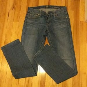 Straight leg jeans